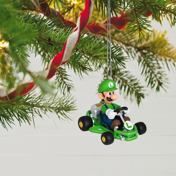 New! Mario Kart Luigi Hallmark Keepsake Christmas Ornament 2023 Super Nintendo - Picture 5 of 5